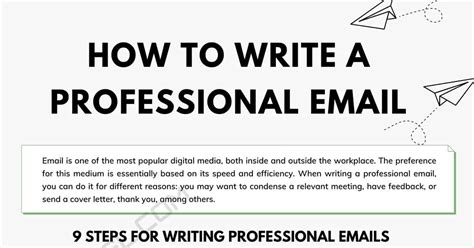 How To Prepare Professional Emails Cambridgeeditors Blog