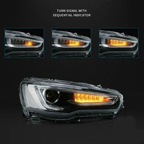 MOSTPLUS DRL Devil Eyes Halo Projector Dural Beam Headlights Compatible