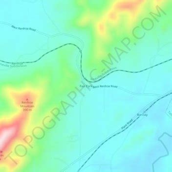 Fair Park topographic map, elevation, terrain