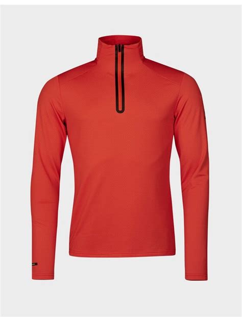 Halti Koszulka Techniczna Moodi Half Zip Czerwony Regular Fit Modivo Pl