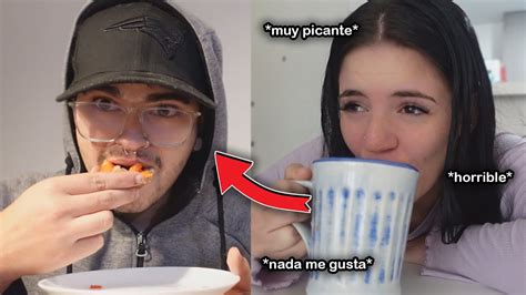 Un Dia Comiendo Como Mi Novio Youtube