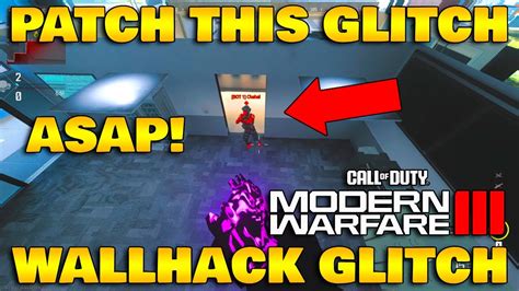 NEW MW3 BROKEN WALLHACK GLITCH MUST SEE OP GLITCH DONT DO THIS