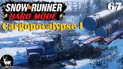 Cargopocalypse Snowrunner Hard Mode Alaska Youtube