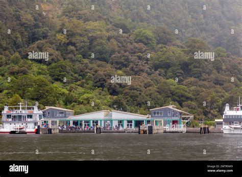 The Ferry Terminal At The South End Of Spectacular Milford Sound In