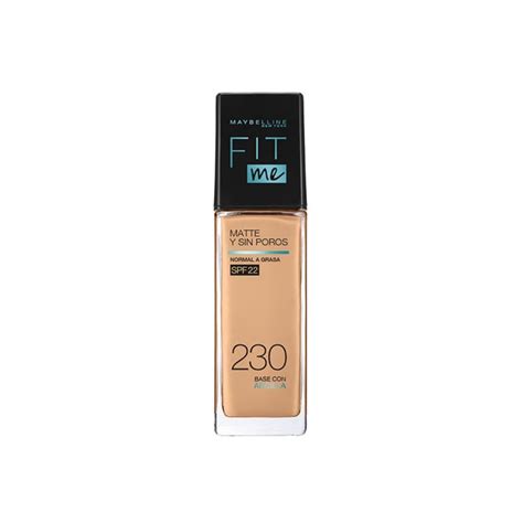 Base Maybelline Fit Me Matte Poreless 230 Natural Buff Aruma