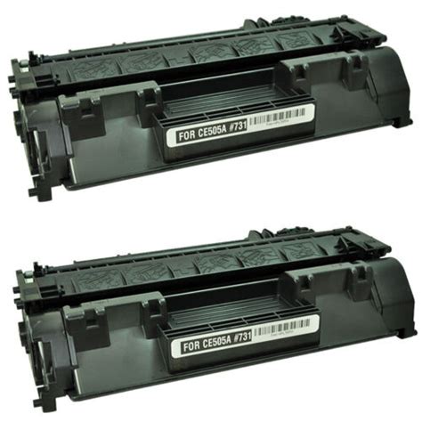 2 X Compatible Non Oem 05a Ce505a Black Toner Cartridge For Hp Laserjet P2030 Ebay