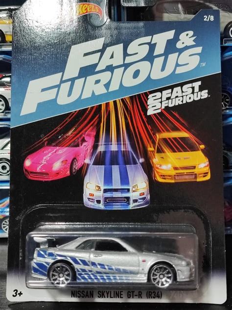 Hot Wheels Fast And Furious Nissan Skyline Gt R Gtr R Hobbies Toys Toys Games On Carousell