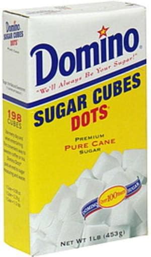 Domino Dots Cubes 1 Lb Sugar - 12 pkg, Nutrition Information | Innit