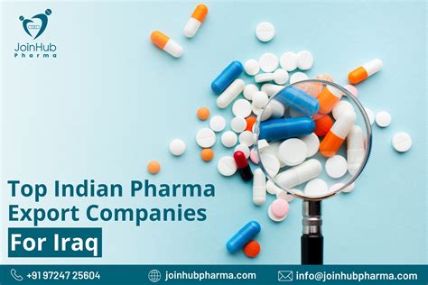 Top Indian Pharma Export Companies For Iraq Joinhub Pharma