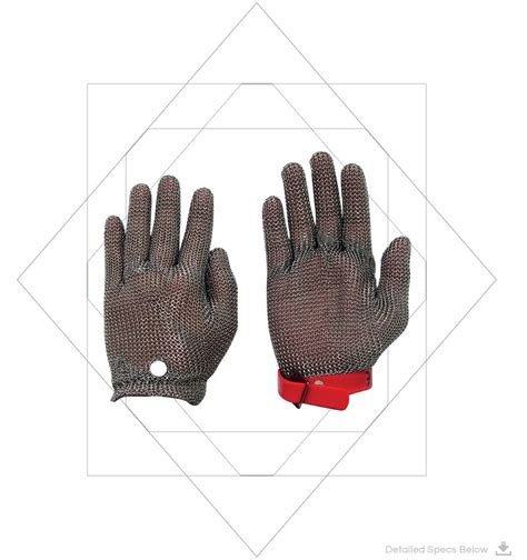 Cut Resistant Glove Stainless Steel Wire Metal Mesh Manulatex Gcm