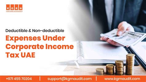 Deductible Non Deductible Expenses Corporate Income Tax UAE