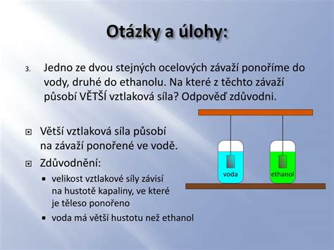 Ppt Vztlakov S La P Sob C Na T Leso V Kapalin Powerpoint