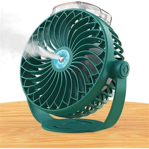 Ventilateur De Bureau Ventilateur Brumisateur De Bureau Rechargeable