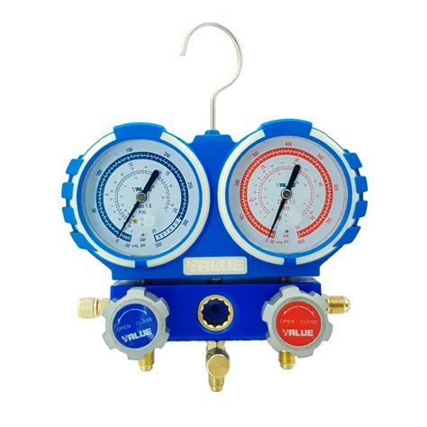Манометрическая станция VALUE в кейсе VMG-2-R410A-B (R22, R410,R134)