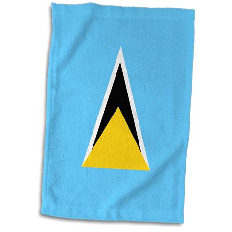 3dRose Flag of Saint Lucia Caribbean island - St Lucian light cerulean ...