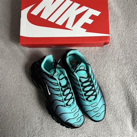 NIKE AIR MAX TN BLACK AQUA UK7/7.5/8/8.5/9/9.5/10 - Depop