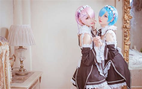 [Media] Rem & Ram Cosplay : r/Re_Zero