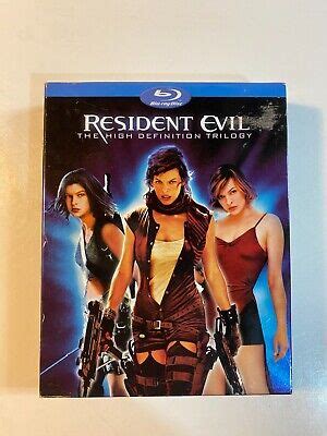 Resident Evil The High Definition Trilogy Blu Ray Disc Disc