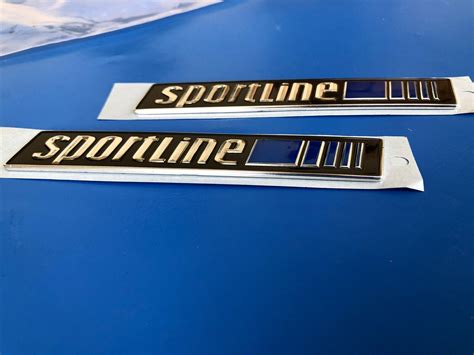 Original Mercedes Sportline Badge Logos A Sl Slk Gla Cla E A