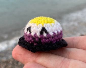 Lgbt Crochet Octopus Pride Flag Lesbian Bisexual Transgender Pansexual Non Binary Rainbow Gift