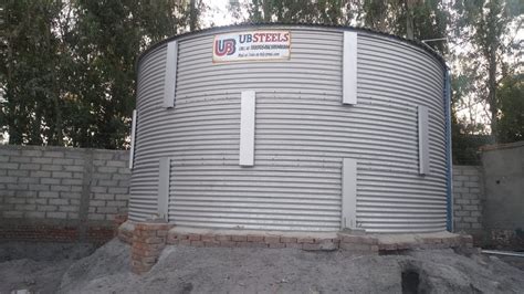 Zincalume Prefabricated Water Storage Tank At Rs 3 9 Litre Zinc