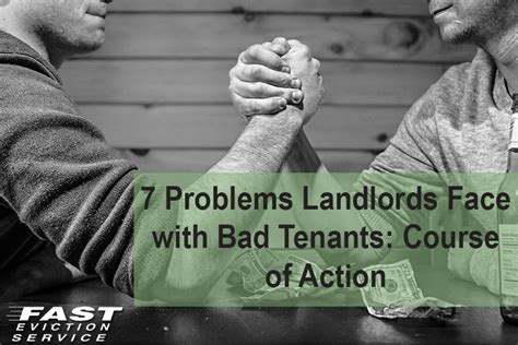 7 Problems Landlords Face with Bad Tenants - Fast Evict