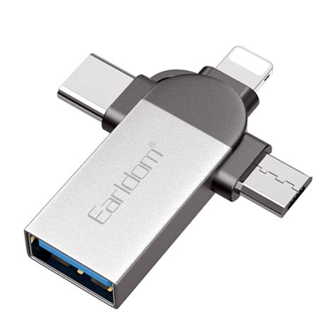 خرید تبدیل Earldom ET OT93 OTG USB3 0 To Lightning Type C