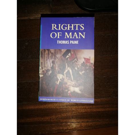 Rights Of Man By Thomas Paine Shopee Philippines