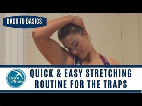 How to stretch the trapezius muscles properly! | Muscle stretches ...