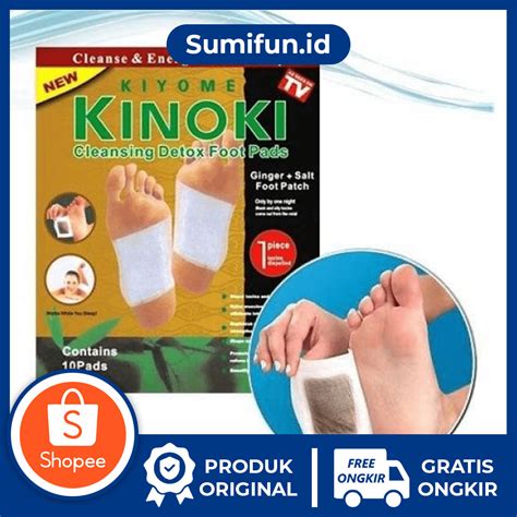 Jual Sumifun Koyo Herbal Foot Kinoki Gold Detox Original Contents