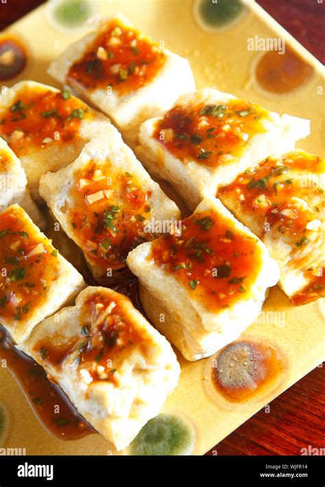 Chinese Food Tofu Stock Photo Alamy