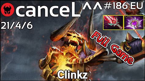 CanceL King Plays Clinkz Dota 2 Full Game 7 19 YouTube