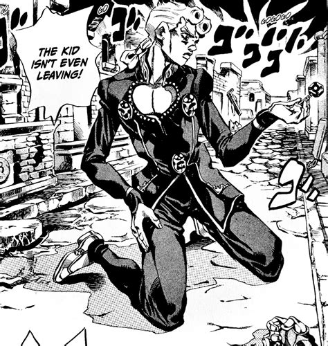 Giorno Manga Panel Jojos Bizarre Adventure Anime Jojo Anime Manga