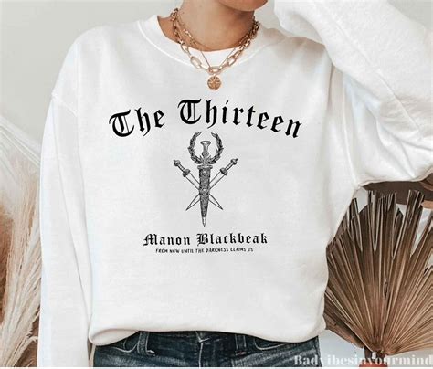 The Thirteen Shirt Sarah J Maas Throne of Glass Sweatshirt Hoodie Shirt ...