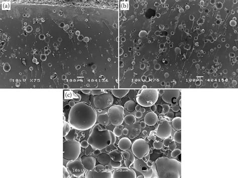 Fracture Surface Of Syntactic Foam Containing A Vol B