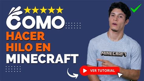 C Mo Hacer Hilo En Minecraft Crea Herramientas Con Hilo Youtube