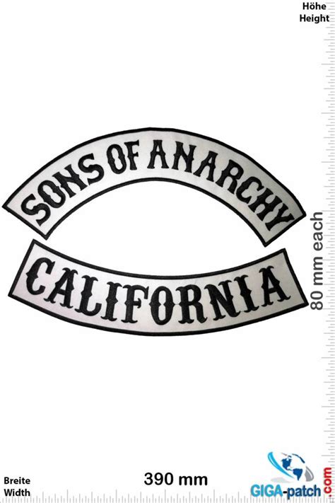 Sons of Anarchy - Parche - parche posterior - Patch Llaveros Pegatinas ...