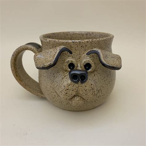 443-Dog Mug – Wizard of Clay Pottery