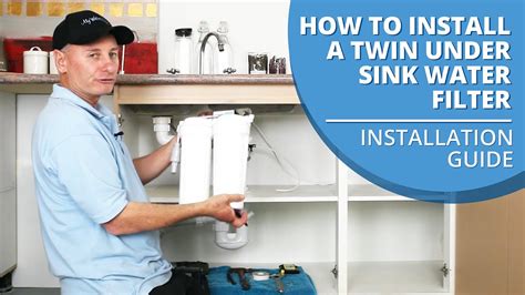 How To Install A Twin Under Sink Water Filter YouTube