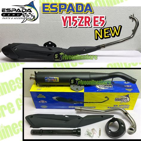 Exhaust Espada Std Cutting 100 Original Ekzos Pipe E4 E5 V5 E6 E7 Lc135 Y15zr Y16 Rs150 Rsx