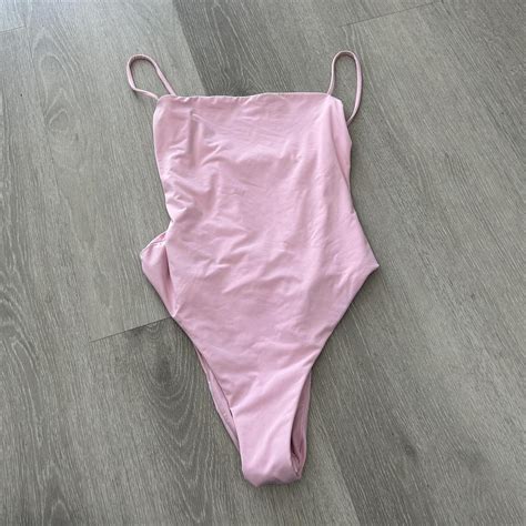 Subtitled One Piece Bikini Size Small Depop