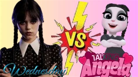 My Talking Angela2 Cosplay🥰 Wednesday Addams Vs My Talking Angela