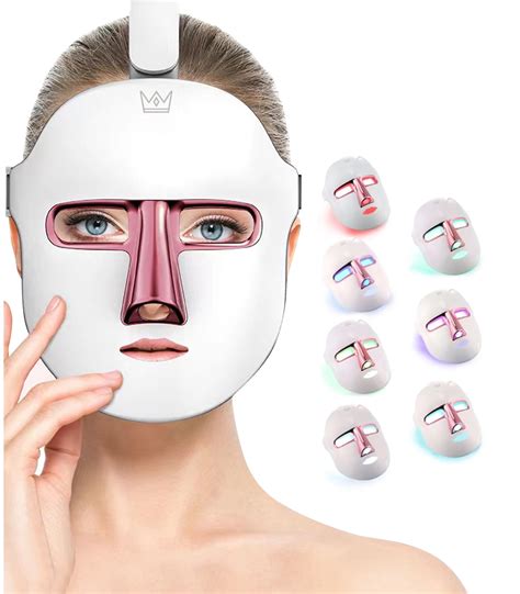 Aristorm Led Face Mask Light Therapy Skin Beauty Machine 7 Color Led