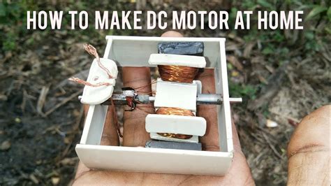 How To Make Dc Motor At Home Youtube