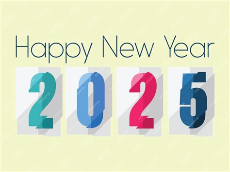 Premium Vector Happy New Year 2025 With Business Concept Banner The