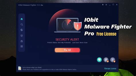 Free Pro License Iobit Malware Fighter 11 Pro The Best And Most