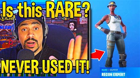 This Season 1 Legend Was Shocked Finding He Owned The Rarest Skin In Fortnite Youtube