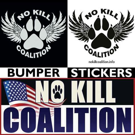 No Kill Stop Animal Cruelty Humane Education Bumper Stickers