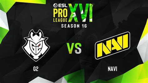 G2 Vs NaVi Map 1 Dust2 ESL Pro League Season 16 Quarter Final