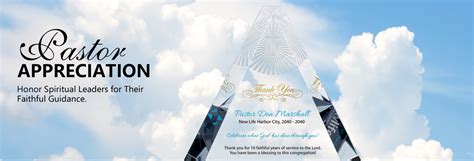 Crystal Pastor Appreciation Plaques | Crystal Central